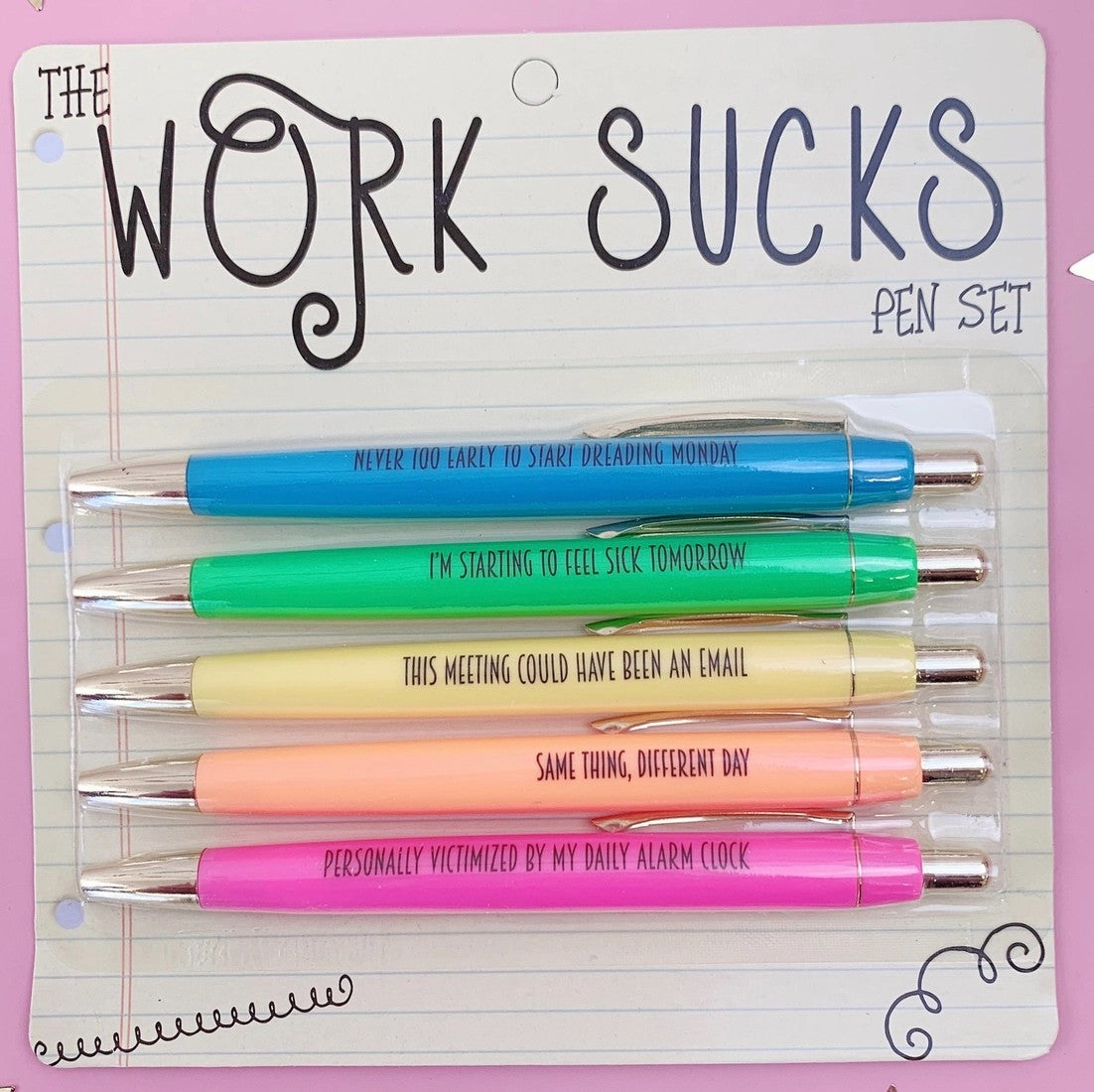 Work Sucks Pens